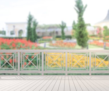 Balkon ve Teras, doğa arka plan bulanıklık