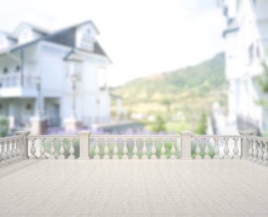 Balkon ve Teras dış arka plan bulanıklık
