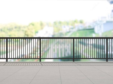 Balkon ve Teras dış arka plan bulanıklık