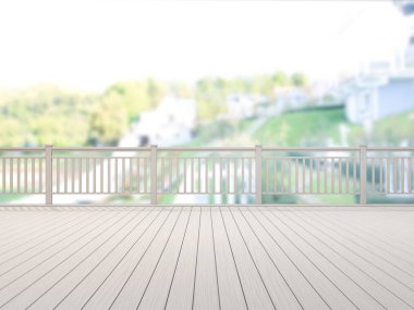 Balkon ve Teras dış arka plan bulanıklık