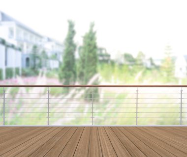 Balkon ve Teras dış arka plan bulanıklık