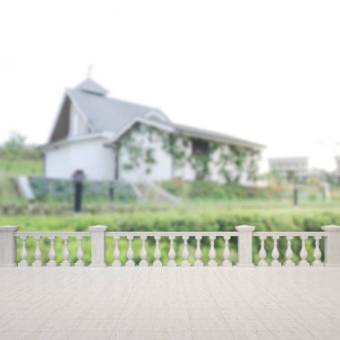 Balkon ve Teras dış arka plan bulanıklık