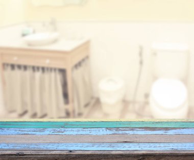 Masa üstü ve arka plan bulanıklık banyo