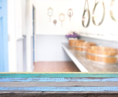 Masa üstü ve arka plan bulanıklık banyo