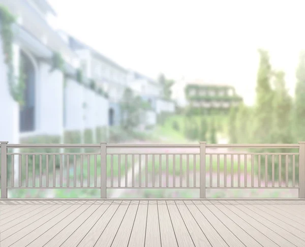 Balkon- és terasz a Blur külső háttér — Stock Fotó