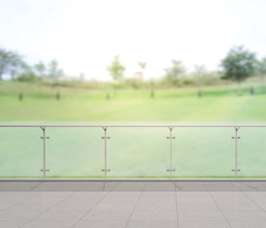 Balkon ve Teras, doğa arka plan bulanıklık