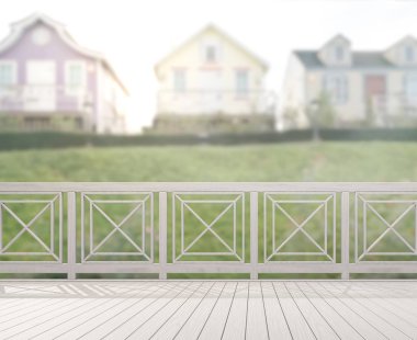 Balkon ve Teras dış arka plan bulanıklık