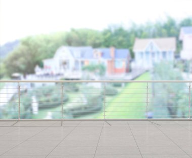 Balkon ve Teras dış arka plan bulanıklık