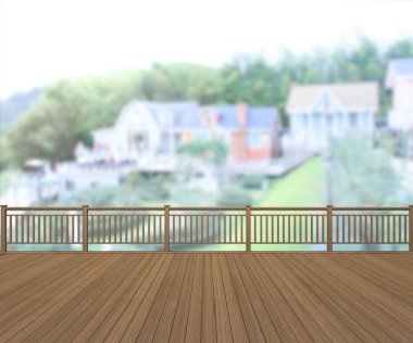 Balkon ve Teras dış arka plan bulanıklık