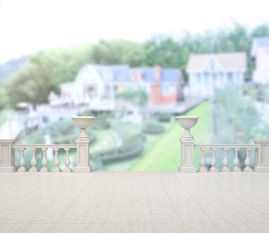 Balkon ve Teras dış arka plan bulanıklık