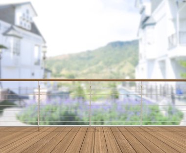 Balkon ve Teras dış arka plan bulanıklık