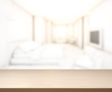 Yatak odasındaki Masa Üstü ve Görüntü Arkaplanı