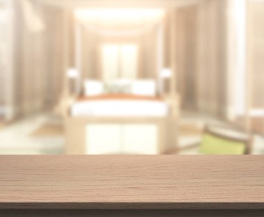 Yatak odasındaki Masa Üstü ve Görüntü Arkaplanı