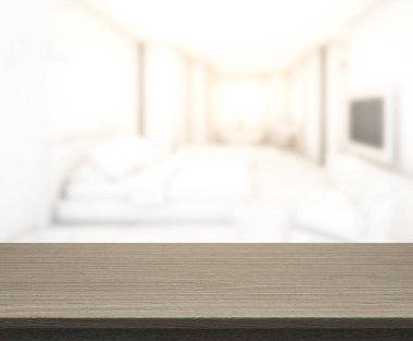 Yatak odasındaki Masa Üstü ve Görüntü Arkaplanı