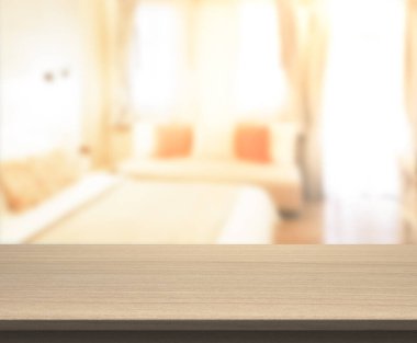 Yatak odasındaki Masa Üstü ve Görüntü Arkaplanı