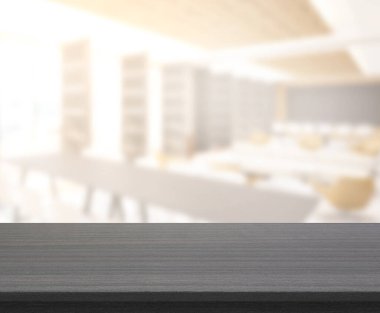 Masa Üstü ve Bulanık Restoran Arkaplan