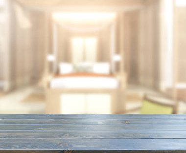 Yatak odasındaki Masa Üstü ve Görüntü Arkaplanı