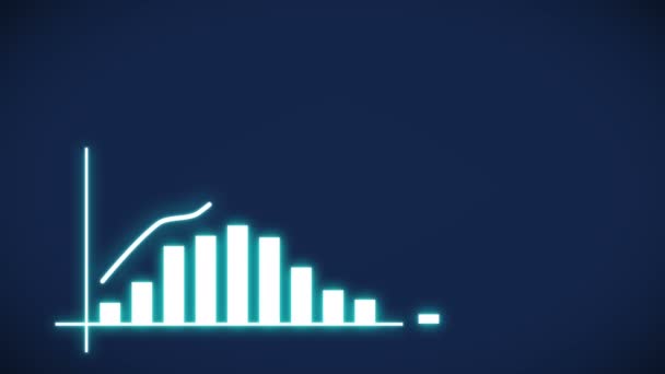 Graphique Croissance Infographie Statistiques Profit Animation Graphique Croissance Infographie Statistiques — Video