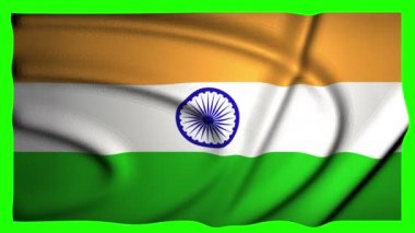 hindistan Animasyon Bayrak Animasyon Yeşil Ekran Animasyon hindistan Dalgalı Bayrak Sallayarak Yeşil Ekran Waving Hindistan 4k Bayrak 4k Yeşil Ekran 4k Hindistan hint Bayrak hint Yeşil Ekran hint