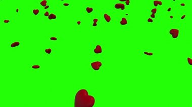 Yeşil Ekran Şöminesi 3d düşüyor