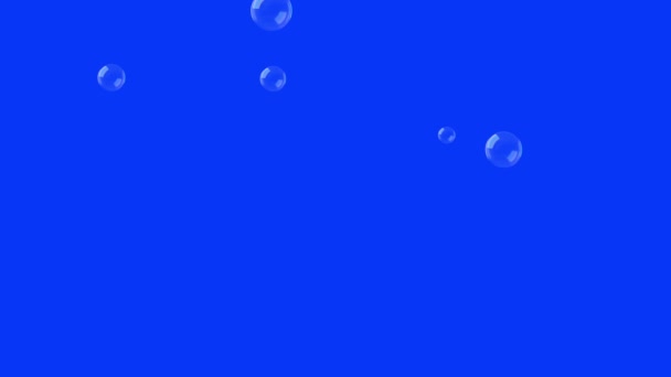 Fondo Burbuja Pantalla Verde Fondo Jabón Fondo Burbuja Croma Clave — Vídeo de stock