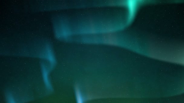 Północne Światła Islandia Aurora Borealis Norwegia Kanada Finlandia Snow Mountain — Wideo stockowe
