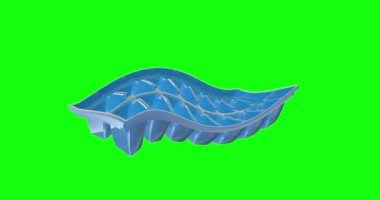 8 animasyon 3 boyutlu buz küpü mavi plastik ekran dondurucu don krom anahtar