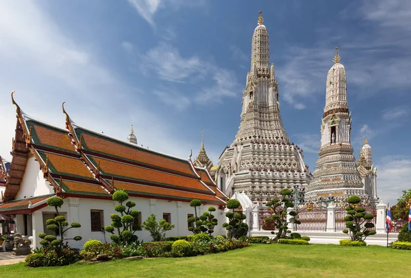 Wat Arun Wat Arun Ratchawararam Ratchawaramahawihan Templo Budista Famoso Wat — Fotografia de Stock