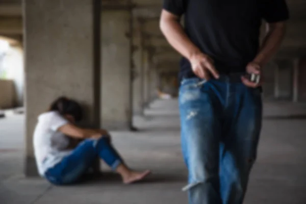 Stop Abusing Violence Human Trafficking Concept — Stock Photo, Image