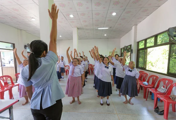 Ubon Ratchathani Thajsko Říjen 2018 Development Směr Zdraví Propagační Školy — Stock fotografie