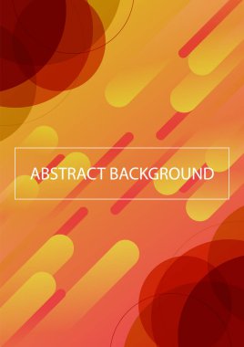 Soyut kırmızı ve sarı geometri arkaplanı.