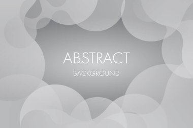 Akışkan şekilli soyut gri ve beyaz arkaplan.