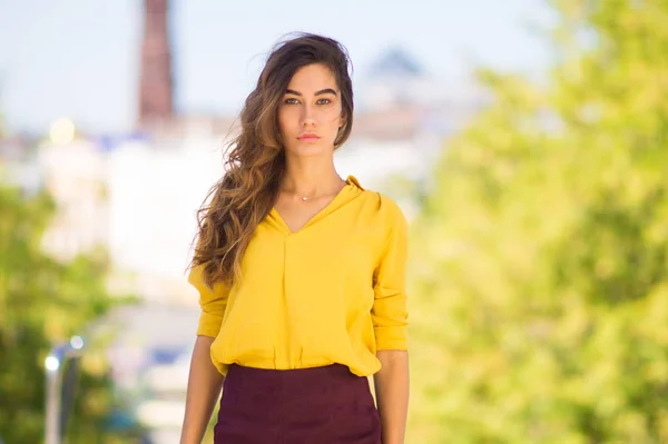 Retrato Una Joven — Foto de Stock