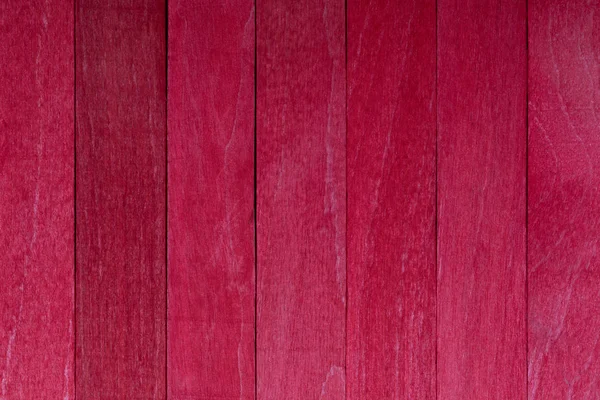Textura preciosa de ripas de madeira natural de cor vermelha escarlate. Sentido vertical . — Fotografia de Stock
