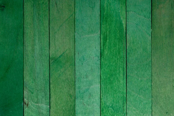 Hermosa textura de listones de madera verde natural. Sentido vertical — Foto de Stock