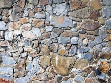 Duvar ve taş, arka plan, eski kaya.