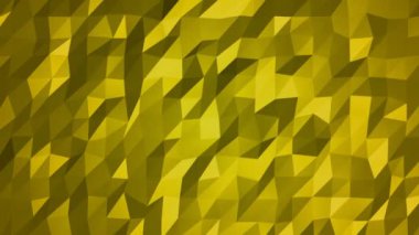 Sarı düşük poli sorunsuz animasyonlu arka plan 