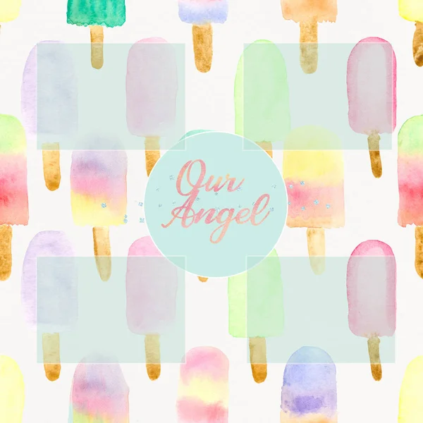 Boş bebek duş arka plan. çerçeve