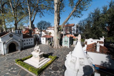3 Nisan 2017, Coimbra, Portekiz - Portekiz dos Pequenitos, Portekizce küçültme sürümlerinin bir minyatür park evleri ve eski Portekizli sömürgelerine adanmış anıtlar ve pavyonlar.