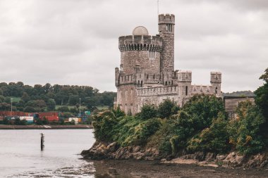 14th Nisan 2018 - Blackrock Castle, Blackrock River Lee İrlanda kıyısında Cork şehir merkezine yaklaşık 2 kilometre bulunan bir castellated sur