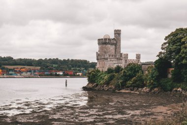 14th Nisan 2018 - Blackrock Castle, Blackrock River Lee İrlanda kıyısında Cork şehir merkezine yaklaşık 2 kilometre bulunan bir castellated sur