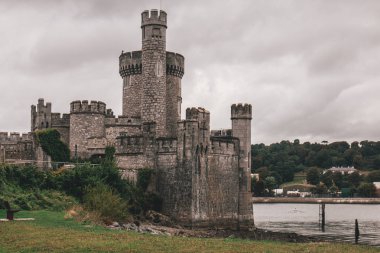 14th Nisan 2018 - Blackrock Castle, Blackrock River Lee İrlanda kıyısında Cork şehir merkezine yaklaşık 2 kilometre bulunan bir castellated sur
