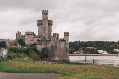 14th Nisan 2018 - Blackrock Castle, Blackrock River Lee İrlanda kıyısında Cork şehir merkezine yaklaşık 2 kilometre bulunan bir castellated sur