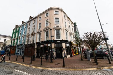 18th Nisan 2018, liman Cobh, county Cork, İrlanda - Cork kentin bir adada oturan Cobh kasaba. Titanics son liman-in seslenmek 1912 yılında olarak onun bilinen.