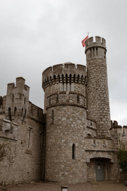 14th Nisan 2018 - Blackrock Castle, Blackrock River Lee İrlanda kıyısında Cork şehir merkezine yaklaşık 2 kilometre bulunan bir castellated sur