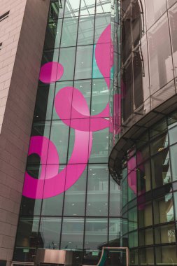 12th Nisan 2018, Dublin İrlanda - EIR grup İrlanda ve devlete ait eski tekel Binası, sabit, mobil ve genişbant telekomünikasyon şirketi.