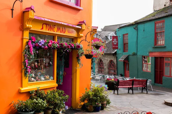 April 17Th 2018 Kinsale County Cork Ireland Colorful Houses Newman — стоковое фото