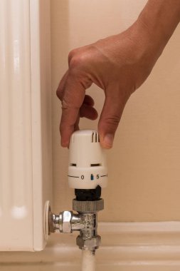 Düşük ısı ve tüketimi ve enerji tasarrufu için radyatör topuzu dönüm el