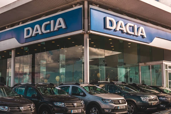 Marzo 2018 Cork Irlanda Concesionario Automóviles Kearys Dacia Sala Exposición — Foto de Stock