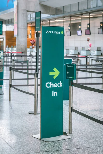 Φεβρουαρίου 2018 Κορκ Ιρλανδία Διεθνές Αεροδρόμιο Του Cork Aer Lingus — Φωτογραφία Αρχείου